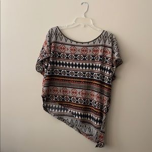 Asymmetrical Boho Top